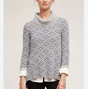 Anthropologie - Moth sweater cowl neck pullover